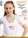 Maglia intima bambina Leable art. 236/240 mezza manica. 100% cotone Interlock Felpato. Confezione 3 capi.