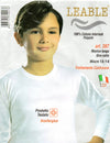 Maglia intima canottiera bambino Leable art. 207/209 manica lunga girocollo. Confezione 3 capi.