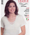 Maglia manica corta interno cotone esterno lana LEABLE Art.95 Confezione maglia intimo donna 3 capi