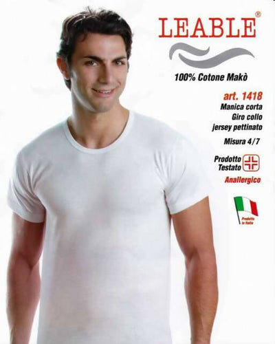 Maglia manica corta LEABLE Art. 1418 confezione 3 pezzi