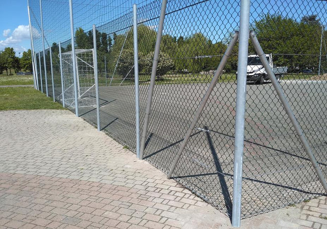 Rete romboidale "Pesante" per recinzione in metallo a maglia sciolta 50 x 50 mm