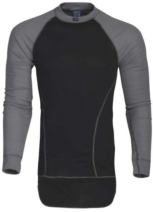 Maglia Termica Projob Nero L Maglia Tessuto Tecnico Trasiprante Antifreddo BAsse TEmperature