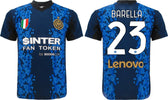 Maglia Ufficiale Da Calcio Nicolò Barella 23 Sport e tempo libero/Fan Shop/Calcio/Abbigliamento/Magliette e Top Il Distintivo - Pesaro, Commerciovirtuoso.it