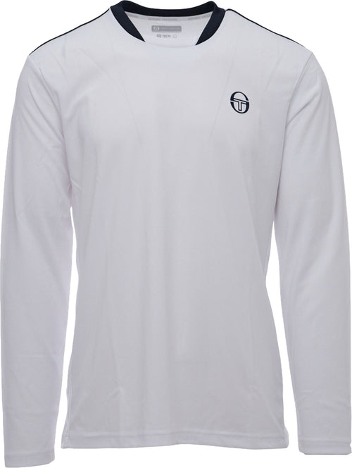 Maglia Uomo Da Tennis Sergio Tacchini Maglia Bianca Maniche Lunghe Scollo Rotondo Moda/Uomo/Abbigliamento/Abbigliamento sportivo/Camicie e T-shirt sportive/Magliette a maniche lunghe Liquidator Italia - Nicosia, Commerciovirtuoso.it