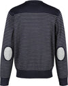 Maglia uomo girocollo Aqv acquaviva a righe blu grigio art. av 200 maglia girocollo L'Orchidea - Siderno, Commerciovirtuoso.it