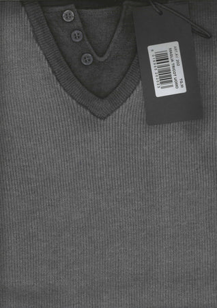 Maglia uomo Tricotone art. av 202 Aqv scollo a v manica lunga con rinforzo nei gomiti maglieria uomo L'Orchidea - Siderno, Commerciovirtuoso.it