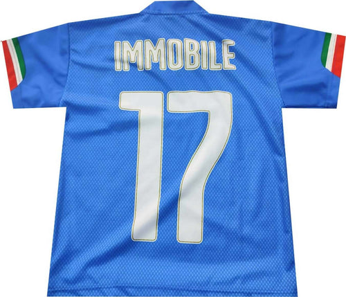 Maglietta Calcio Nazionale Italiana Immobile 17 Taglia 6 Anni Sport e tempo libero/Fan Shop/Calcio/Abbigliamento/Magliette e Top Il Distintivo - Pesaro, Commerciovirtuoso.it