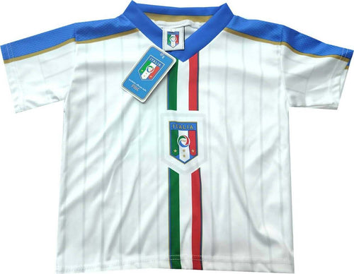 Maglietta Da Calcio Bianca Nazionale Italiana per Bambini Sport e tempo libero/Fan Shop/Calcio/Abbigliamento/Magliette e Top Il Distintivo - Pesaro, Commerciovirtuoso.it