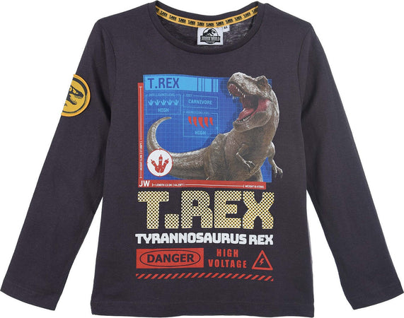 Maglietta Jurassic world dinosauri bambino da 3 a 8 anni Moda/Bambini e ragazzi/Abbigliamento/T-shirt polo e camicie/Maglie a manica lunga Store Kitty Fashion - Roma, Commerciovirtuoso.it