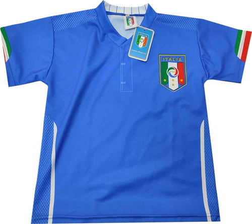 Maglietta Nazionale Italiana Calcio Neutra per Bambini Sport e tempo libero/Fan Shop/Calcio/Abbigliamento/Magliette e Top Il Distintivo - Pesaro, Commerciovirtuoso.it