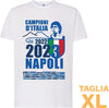Maglietta Ssc Napoli Tshirt Bianca Con Stampa Campioni D'italia 2023 Calcio Sport e tempo libero/Fan Shop/Calcio/Abbigliamento/Maglie/Uomo Trade Shop italia - Napoli, Commerciovirtuoso.it