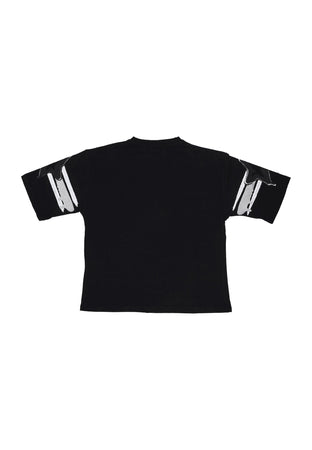DISCLAIMER Maglietta Donna W 29 Over Tee Black da donna