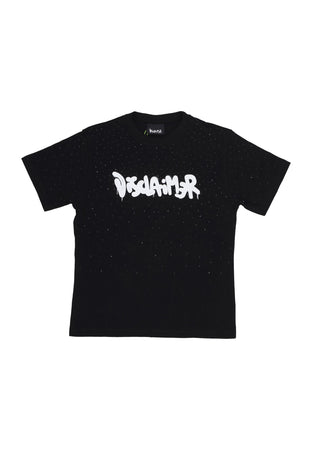 DISCLAIMER Maglietta Donna W Strass Tee Black da donna