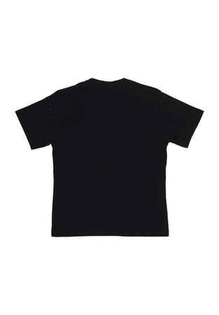 DISCLAIMER Maglietta Donna W Strass Tee Black da donna