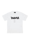 DISCLAIMER Maglietta Donna W Strass Tee White da donna
