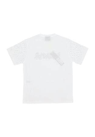 DISCLAIMER Maglietta Donna W Strass Tee White da donna