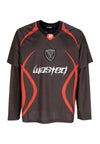 WASTED PARIS Maglietta Manica Lunga Uomo Blade Football Jersey Age Black da uomo