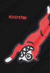 ICE CREAM Maglietta Manica Lunga Uomo Running Dog L/s Tee Black da uomo