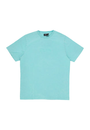 DOLLY NOIRE Maglietta Uomo Acid Wash Tee Turquoise da uomo