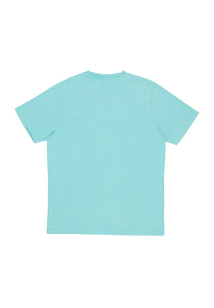 DOLLY NOIRE Maglietta Uomo Acid Wash Tee Turquoise da uomo