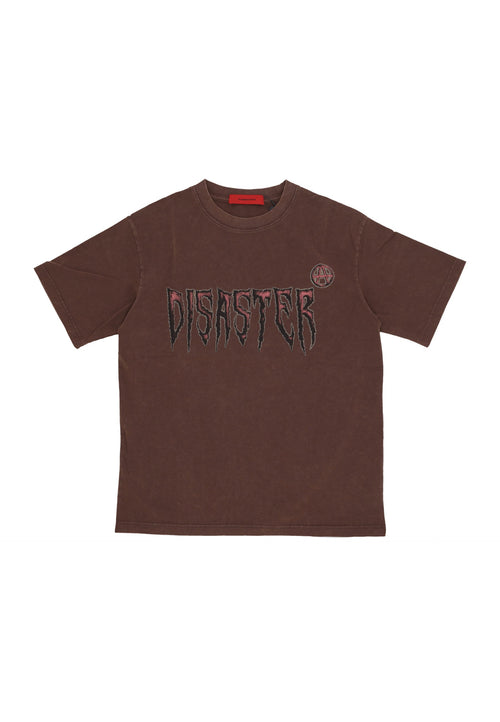 ACUPUNCTURE Maglietta Uomo Acu Disaster Tee Brown da uomo