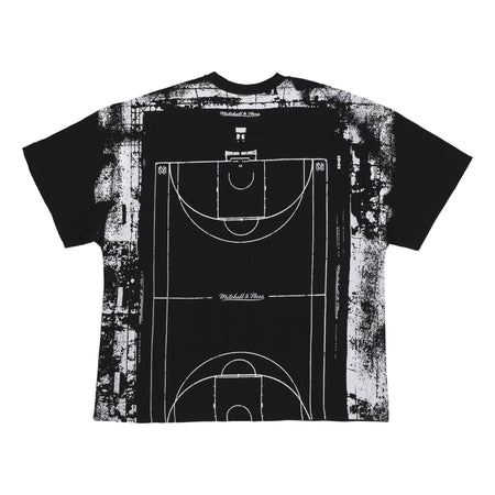 MITCHELL &amp; NESS Maglietta Uomo Arena Premium Basketball Tee Black da uomo