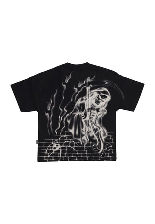 WASTED PARIS Maglietta Uomo Atm Boxy Tee Black da uomo