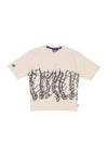 OCTOPUS Maglietta Uomo Barbed Wire Tee Cream da uomo