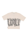 OCTOPUS Maglietta Uomo Barbed Wire Tee Cream da uomo