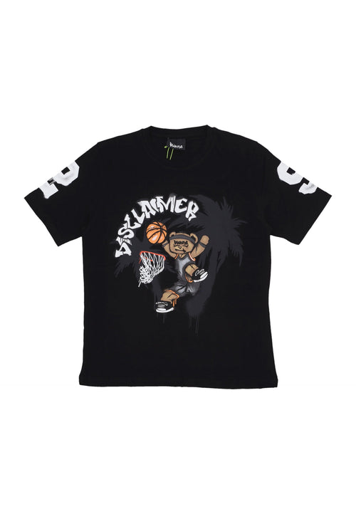 DISCLAIMER Maglietta Uomo Basketball Tee Black da uomo