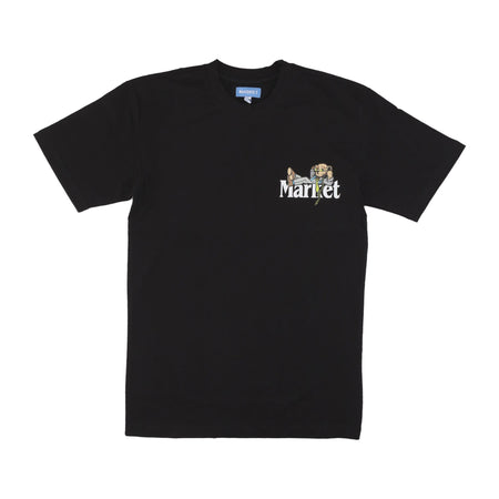 MARKET Maglietta Uomo Better Call Bear Tee Black da uomo