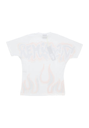 DISCLAIMER Maglietta Uomo Big Logo Tee White da uomo