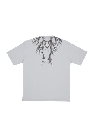 PHOBIA Maglietta Uomo Black Lightning Tee Grey da uomo