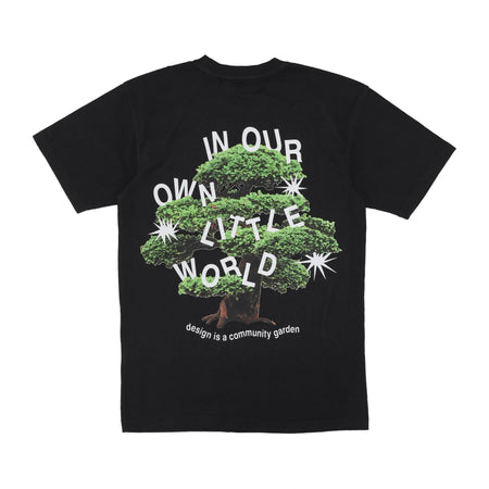MARKET Maglietta Uomo Community Garden Tee Washed Black da uomo