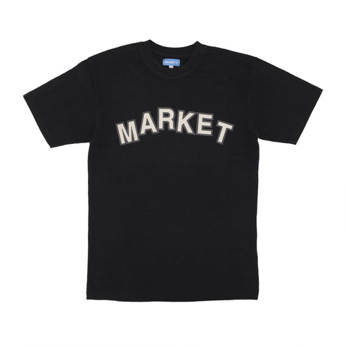 MARKET Maglietta Uomo Community Garden Tee Washed Black da uomo
