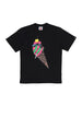 ICE CREAM Maglietta Uomo Cone Man Tee Black da uomo