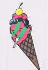 ICE CREAM Maglietta Uomo Cone Man Tee White da uomo