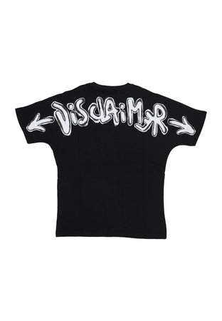 DISCLAIMER Maglietta Uomo Essential Logo Tee Black/white da uomo