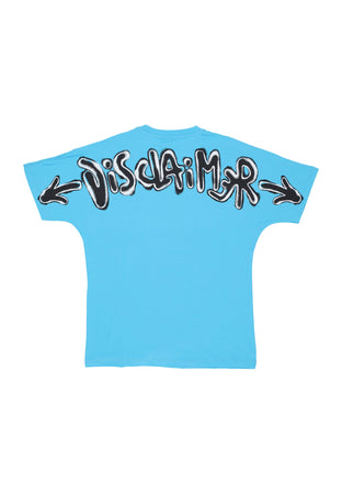 DISCLAIMER Maglietta Uomo Essential Logo Tee Turquoise da uomo