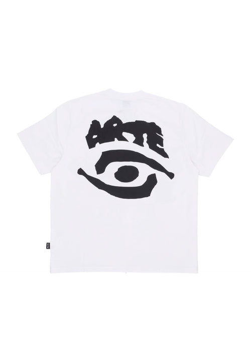 ARTE Maglietta Uomo Eye Print Tee White da uomo