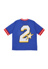 GTWO Maglietta Uomo Field Script Logo Tee Royal Blue da uomo