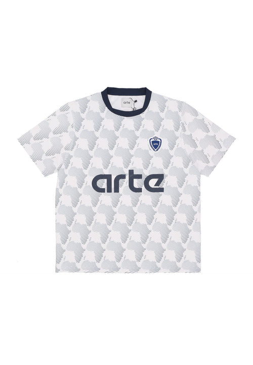 ARTE Maglietta Uomo Football Shirt White/navy da uomo
