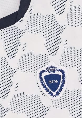 ARTE Maglietta Uomo Football Shirt White/navy da uomo