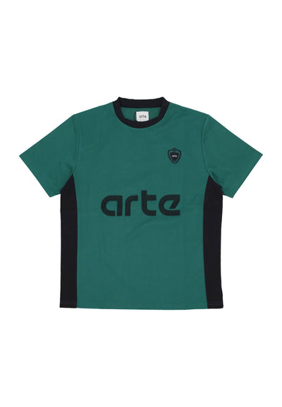 ARTE Maglietta Uomo Football Tee Green/black da uomo