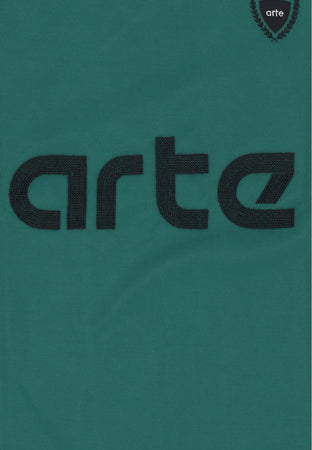ARTE Maglietta Uomo Football Tee Green/black da uomo