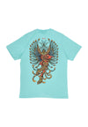 DOLLY NOIRE Maglietta Uomo Garuda Tee Turquoise da uomo
