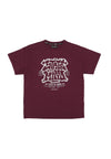 5TATE OF MIND Maglietta Uomo Graffiti Tee Plum da uomo