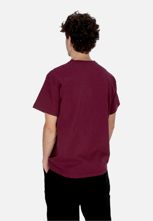 5TATE OF MIND Maglietta Uomo Graffiti Tee Plum da uomo