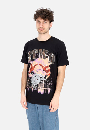 GTWO Maglietta Uomo Hands On Tee Black da uomo