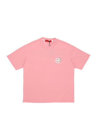 ACUPUNCTURE Maglietta Uomo Inverted Emblem Tee Baby Pink da uomo